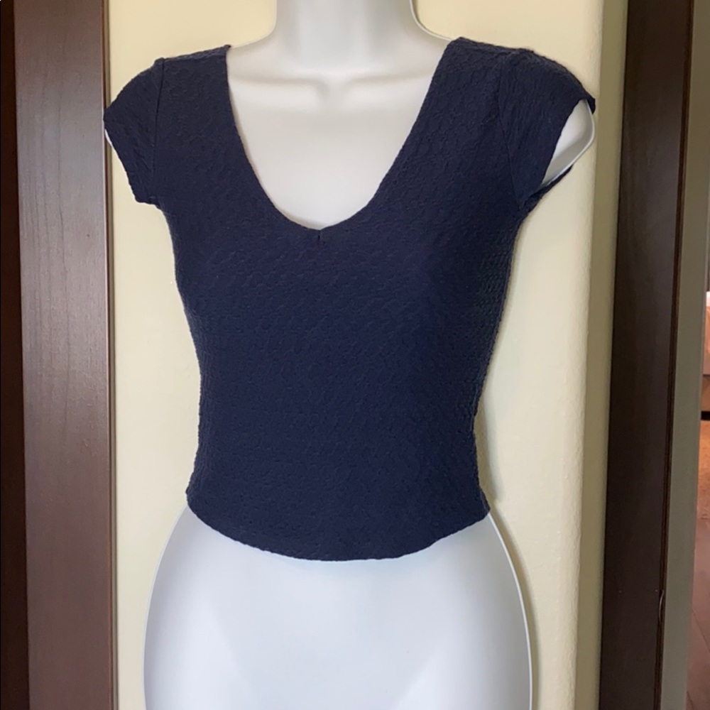 Knit crop top